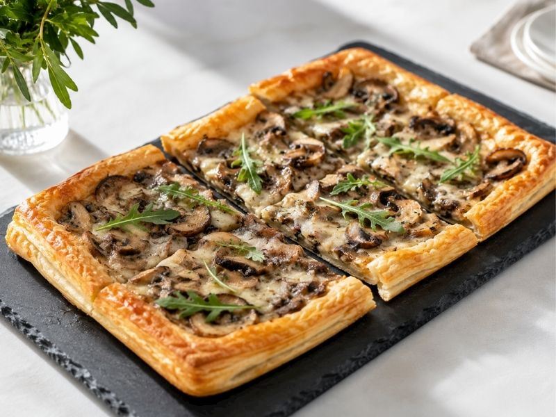 Mantarlı Milföy Tart Tarifi