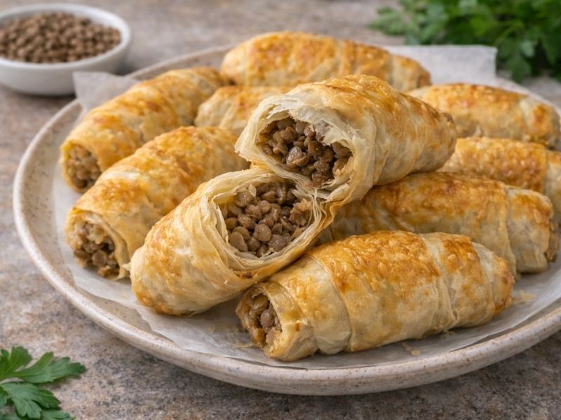 MERCİMEKLİ BÖREK TARİFİ 