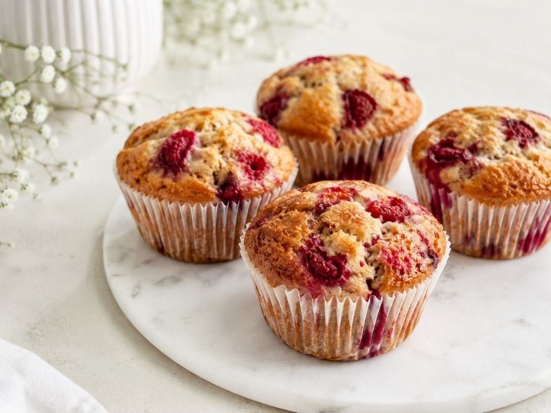 Nefis Muzlu Frambuazlı Muffin Tarifi