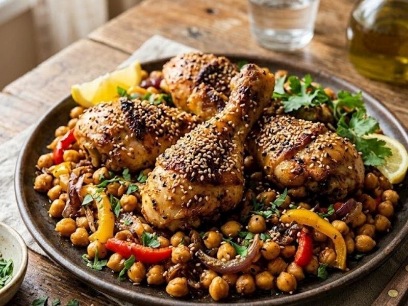 Nohutlu Susamlı Baget Tarifi