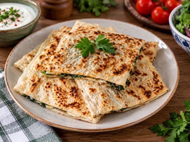 OKLAVA KULLANMADAN İNCECİK AÇILAN GÖZLEME TARİFİ