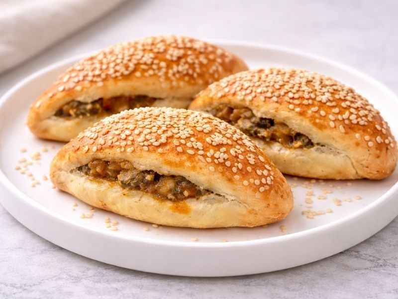 Patlıcanlı Poğaça Tarifi