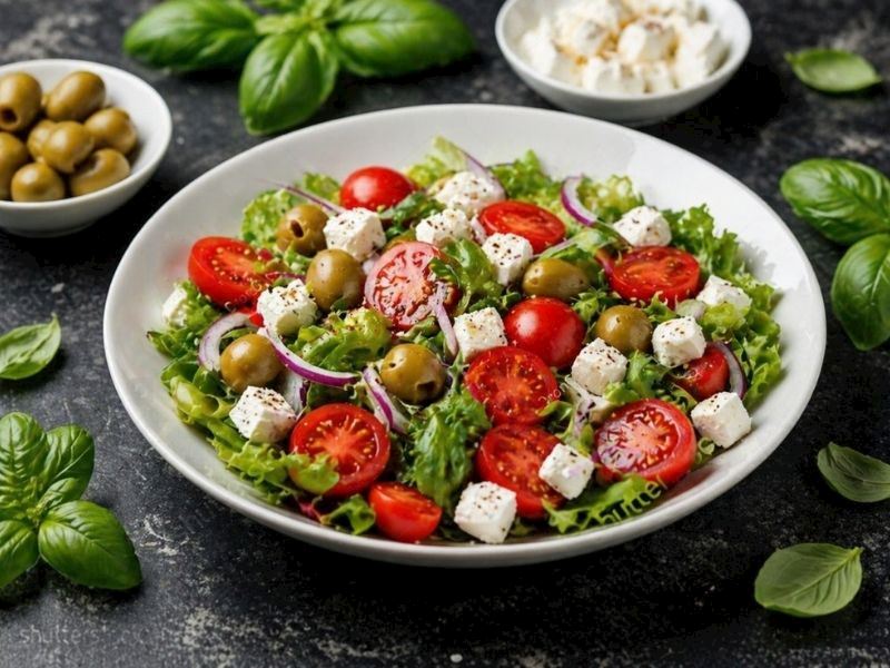 Peynirli Domates Salatası Tarifi