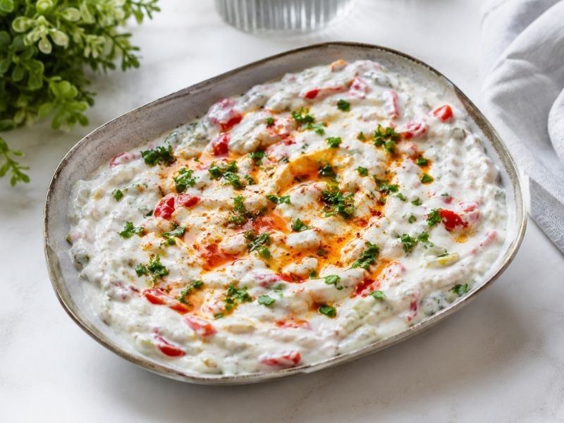 Pratik ve Nefis Biber Borani Tarifi