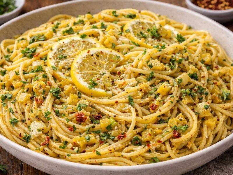 SALAMURA LİMONLU MAKARNA TARİFİ