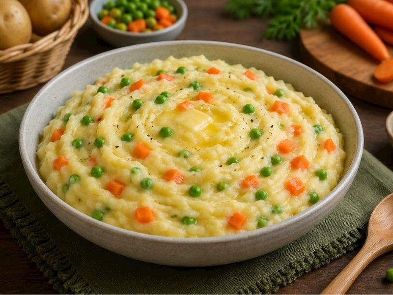 SEBZELİ PATATES PÜRESİ TARİFİ