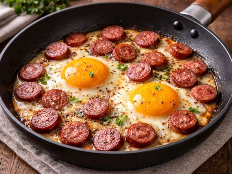 Sosisli Yumurta Tarifi