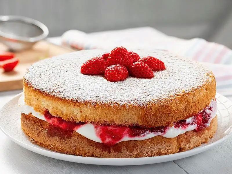 Strawberry German Cake