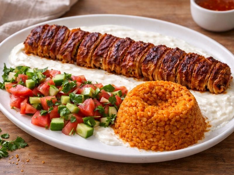 TEPSİDE LAVAŞ KEBABI TARİFİ 