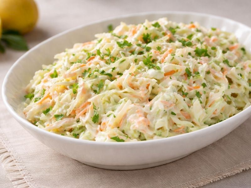 YOĞURTLU ELMALI LAHANA SALATASI TARİFİ