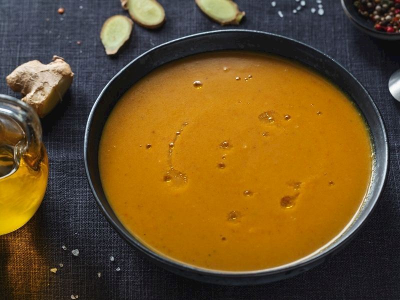 Zencefilli Mercimek Çorbası Tarifi